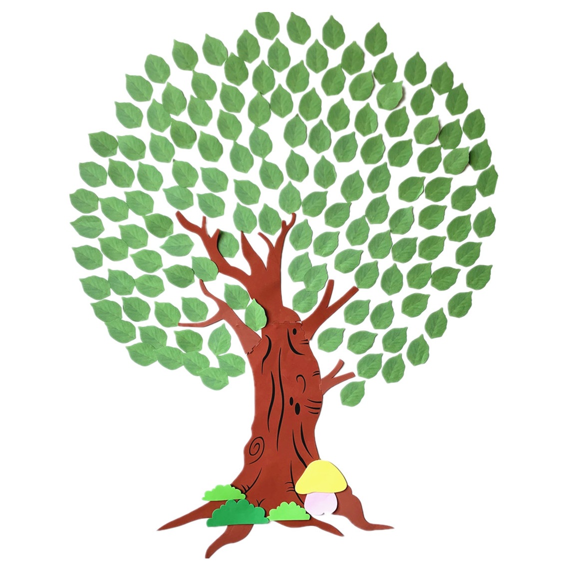 幼儿园教室环境布置材料用品*黑板报主题墙墙贴*diy泡沫大树树干