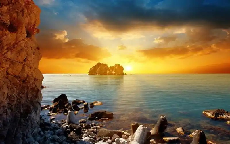 湖泊,大海,树木,森林,高山,精美风景壁纸18 - 1280x800