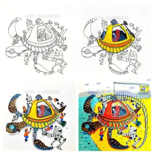 第125集未来交通工具过程图