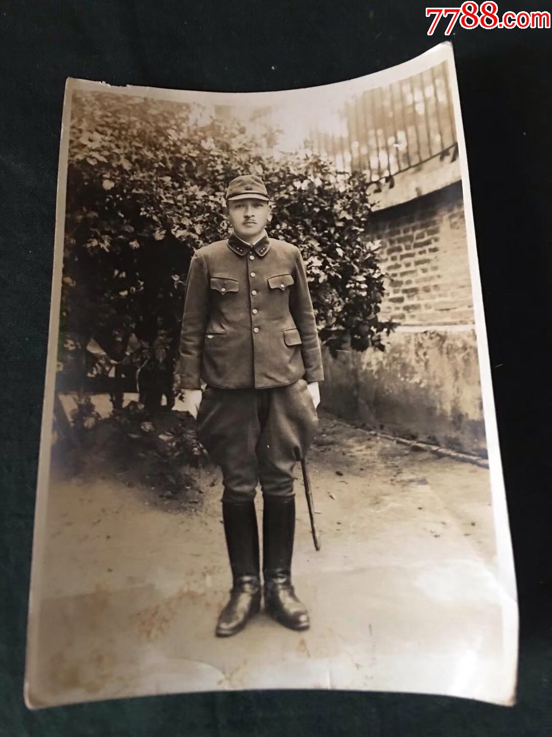 二战侵华时期鬼子军官相片_老照片_图片赏析_收藏价值_7788碑贴收藏