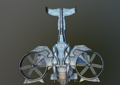 pbr科幻阿凡达蝎子武装直升机