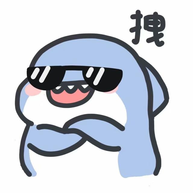 有趣又可爱:小鲨鱼表情包