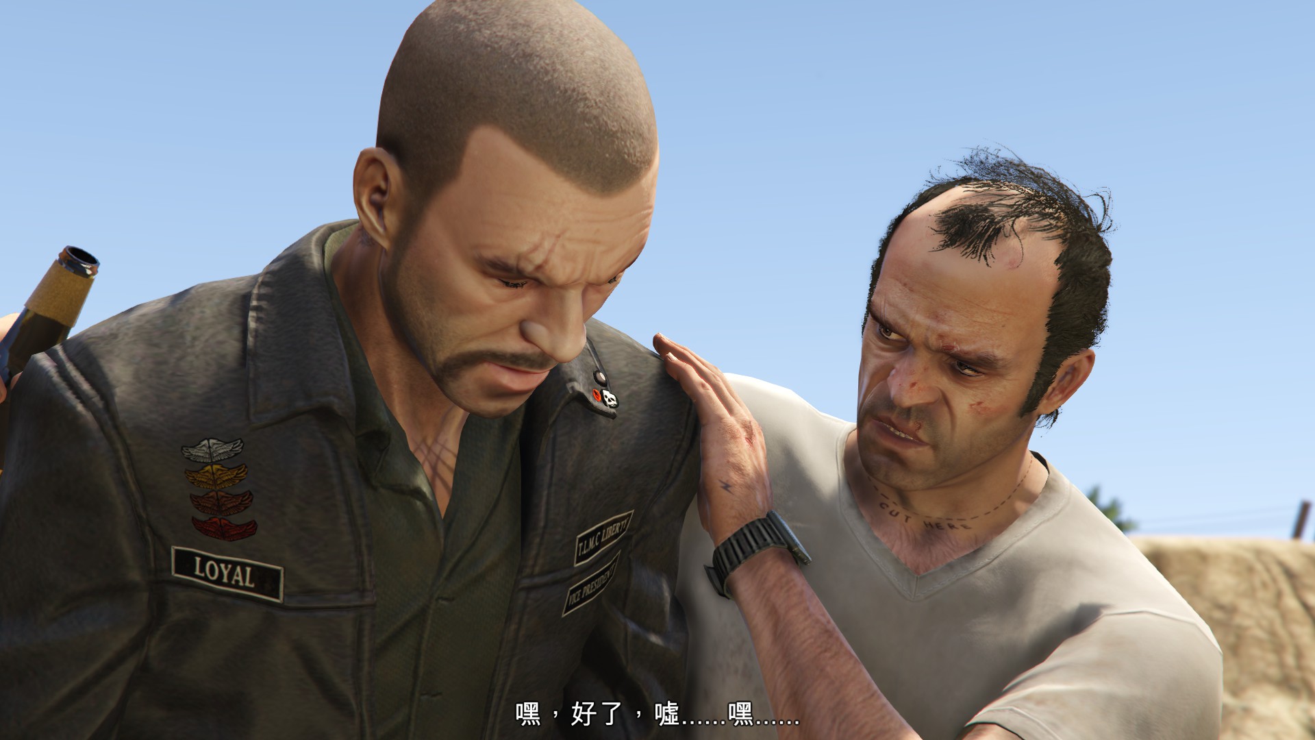 发一张gta4强尼死的图