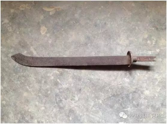 出土的明代斩马刀 本文为冷兵器研究所原创稿件,主编原廓,作者