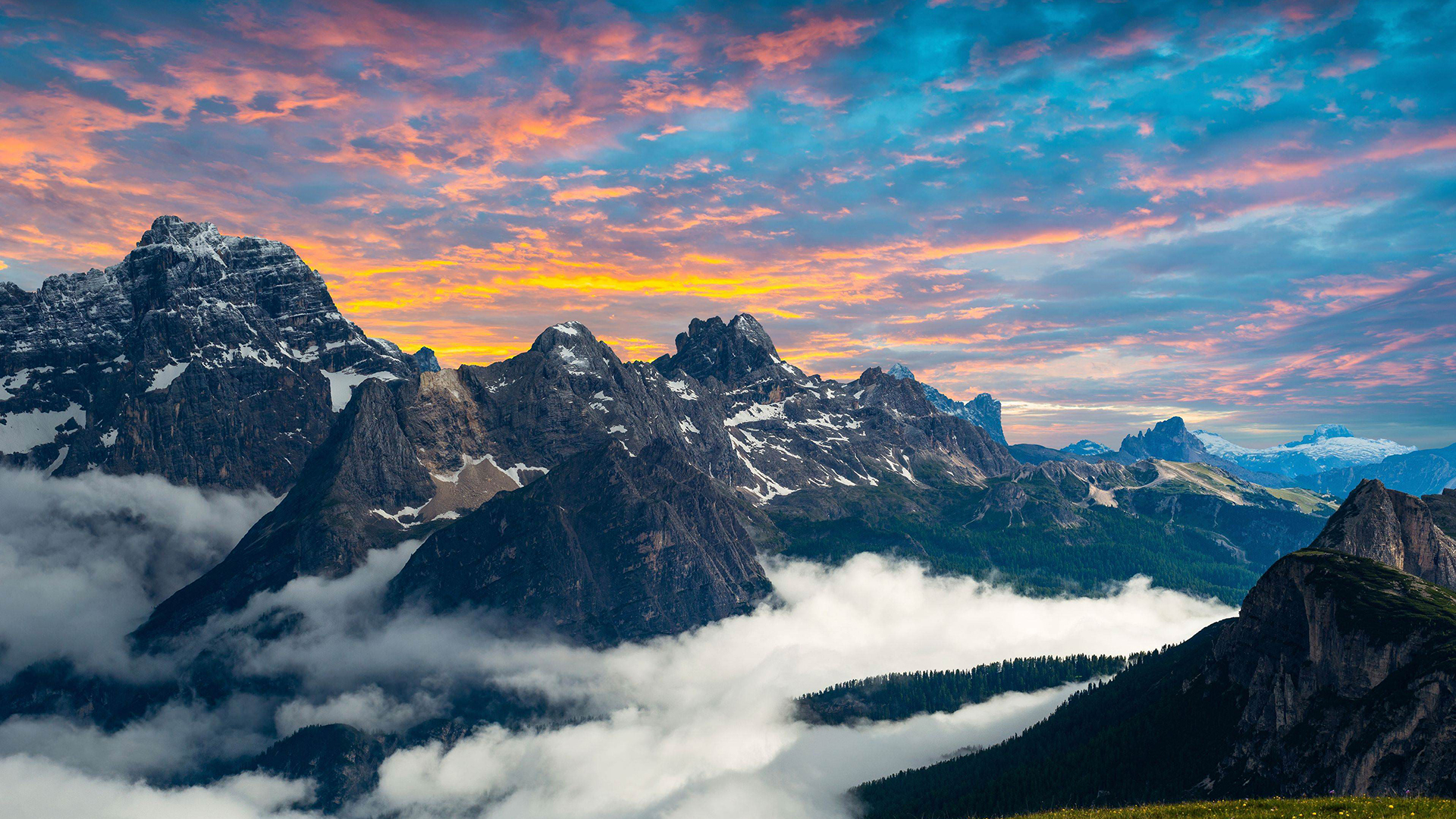 秀美山河风景图片高清宽屏壁纸-风景壁纸-手机壁纸下载-美桌网