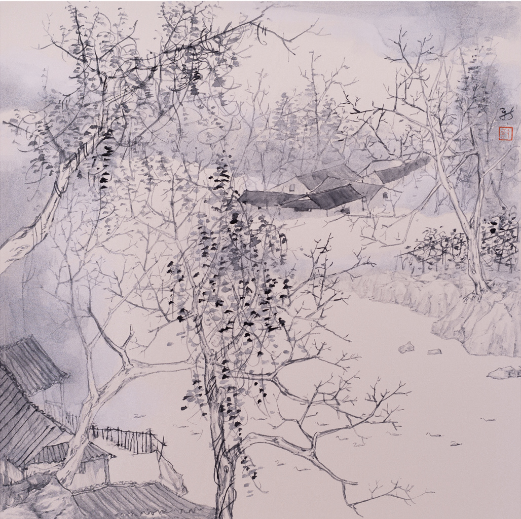 水墨之境 本我之行 ——读许华新的当代山水画_艺术家提供_雅昌新闻