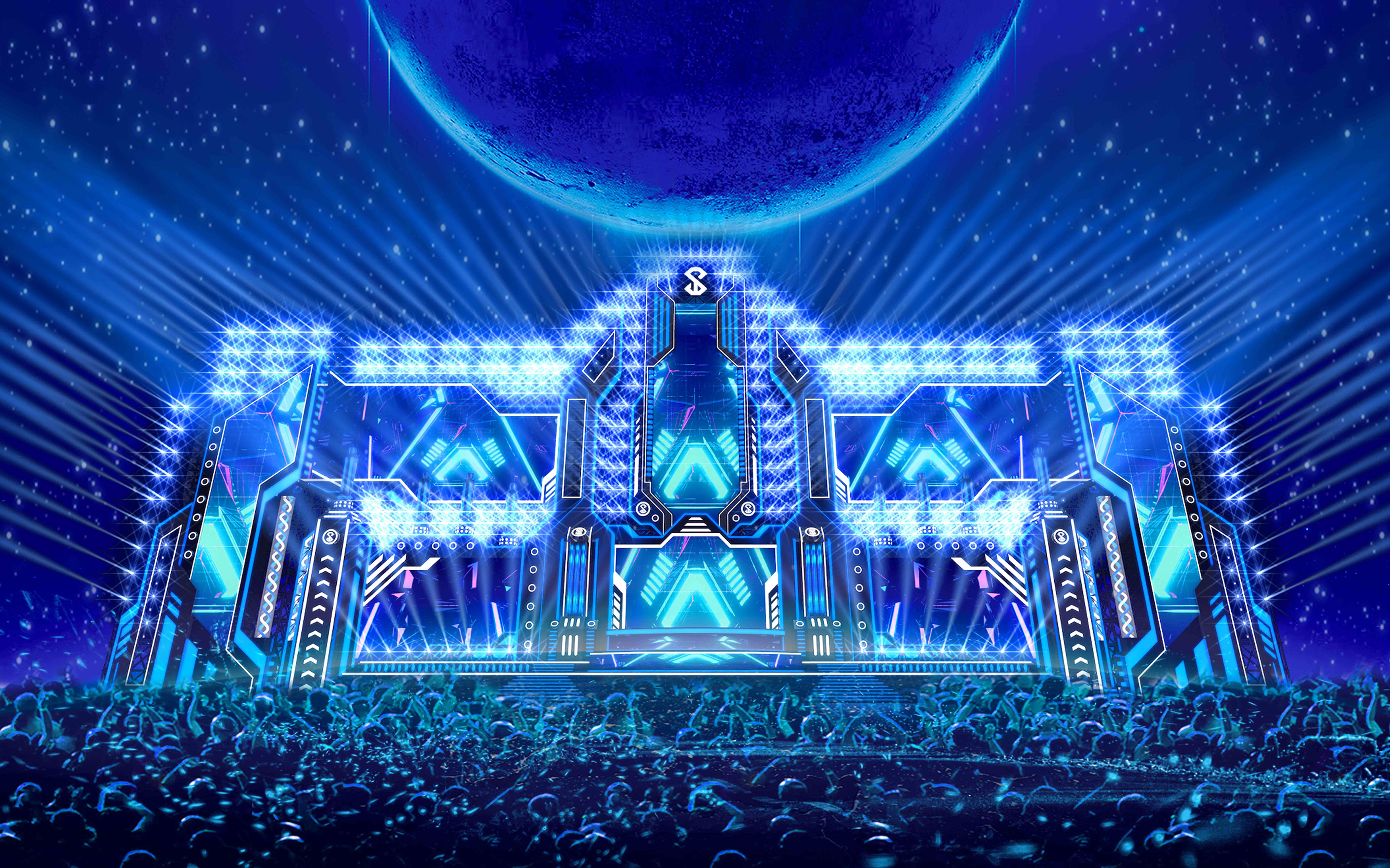 《the lost world》电音节舞台设计,音乐节舞美设计,演唱会舞台设计