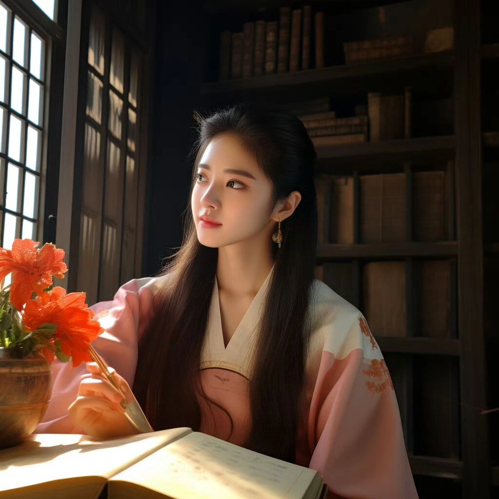 文静女生头像岁月静好 92源自微博 礼貌取92