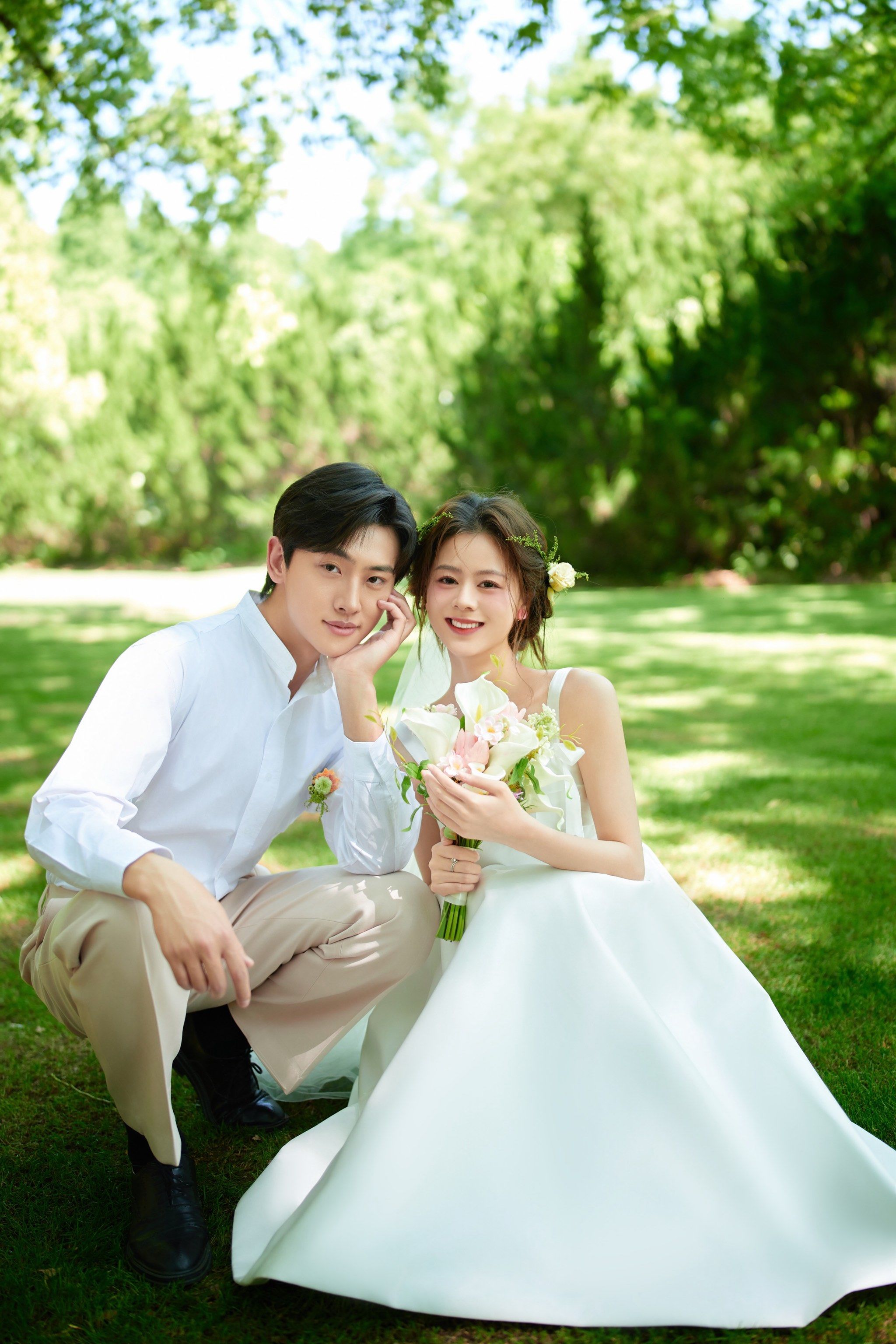 春夏必拍的小清新森系婚纱照🍃少女感🆙🆙