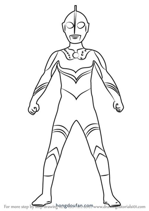 赛罗奥特曼怎么画帅气赛罗简笔画简单盖亚奥特曼简笔画怎么画盖亚