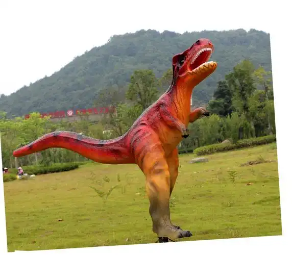 lism 大型动物装饰仿真玻璃钢恐龙摆件房地产公园商场游乐场景观雕塑