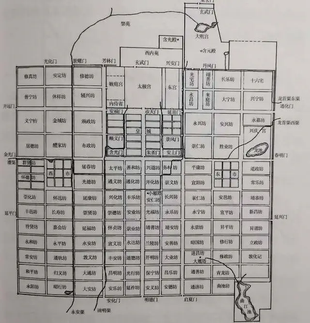 盘点唐朝皇宫三大内:大明宫是紫禁城三倍,玄宗的兴庆宫最豪华_宫殿