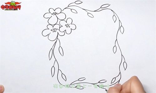 装饰边框简笔画-简笔画-369作文网