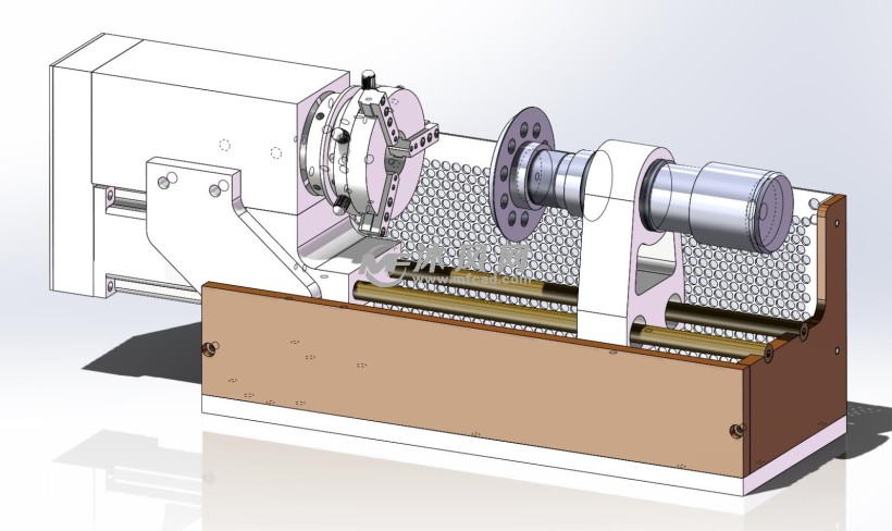 激光切割旋转夹具
