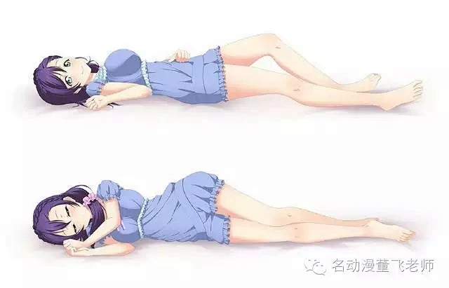女生躺姿绘画参考,妹子太苏了,受不了