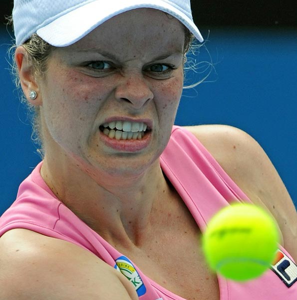 比利时猛女面目狰狞