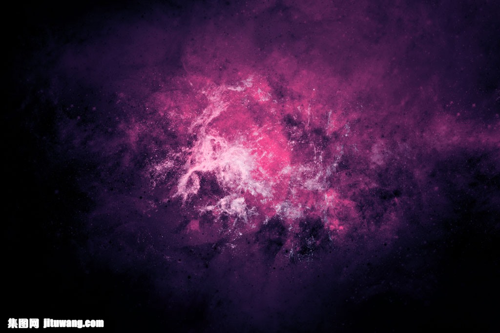 紫色梦幻星云背景