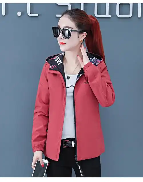 双面穿女士短外套2019秋季2020年新款潮上衣春秋百搭秋装短款夹克