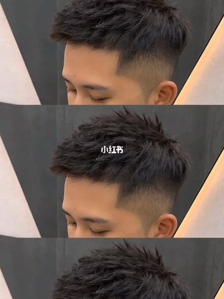 盖碎发型清爽飞机头前任看了求复的发型