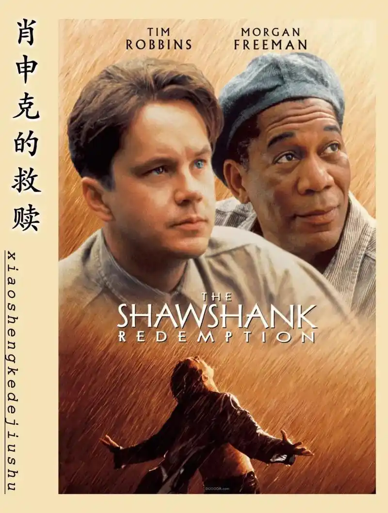 安迪爬出污水管道,摆脱束缚,重获自由,在雨夜中昂起头颅,张开 - 抖音