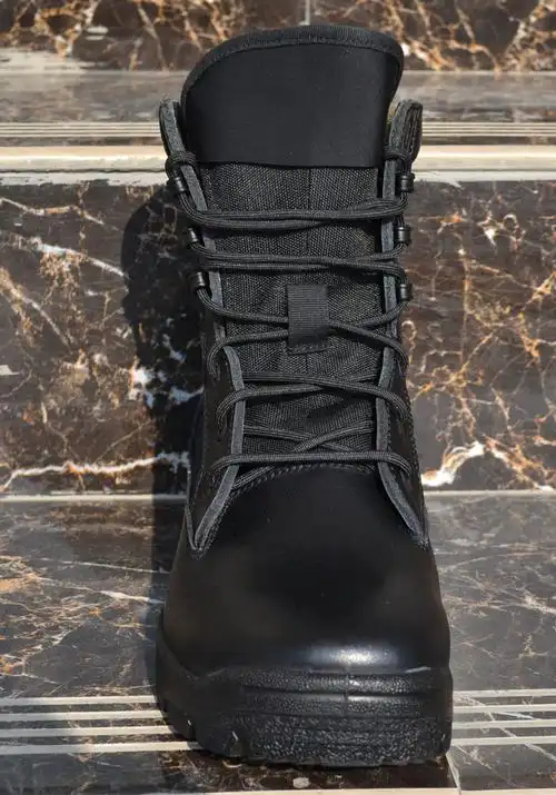 3515强人 春秋武警作战靴 07武警作战靴 全牛皮 凯夫拉内底