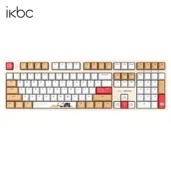 ikbcz200proonmyoji108键有线机械键盘茨球的乐队ttc茶轴无光