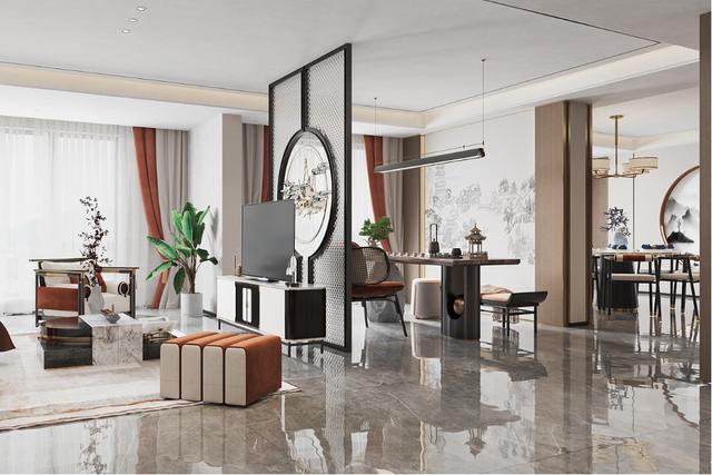 新中式风格在装修设计中,把传统的古典文化融入到家居空间中.