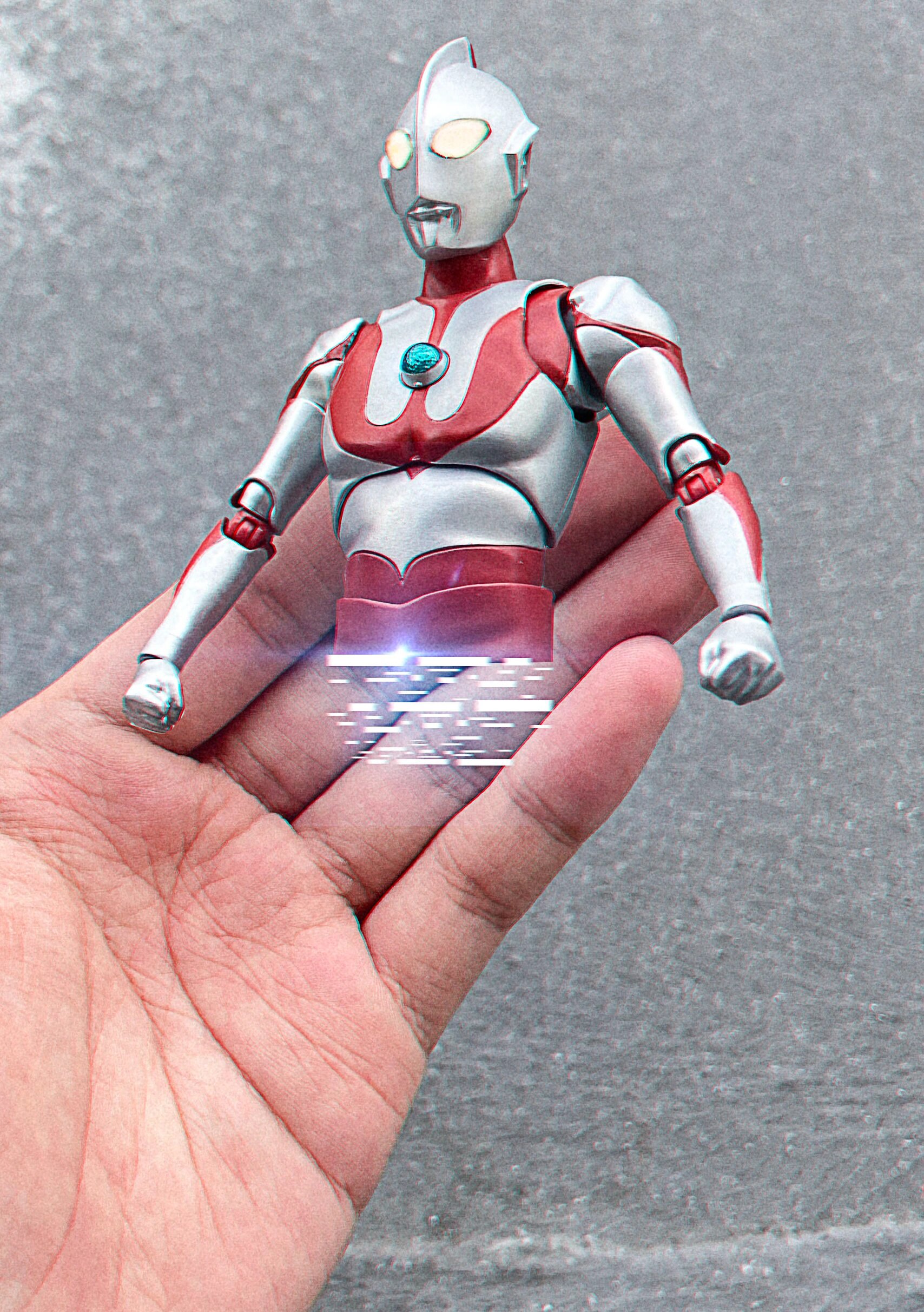 这就是真骨雕的b脸初代奥特曼吗?