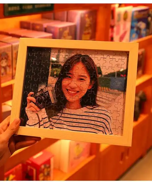 618抢先购照片拼图定制送女朋友的生日礼物情侣照片定制纪念异地恋