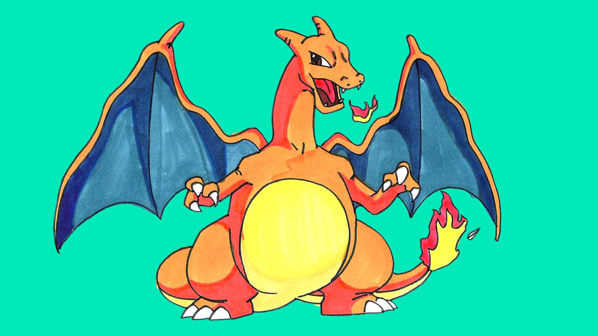 精灵宝可梦喷火龙 口袋妖怪