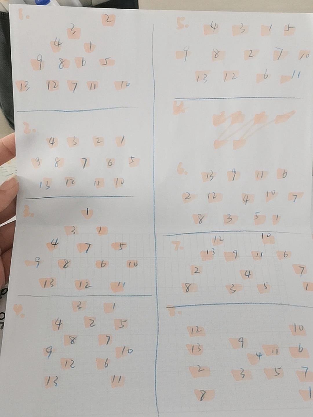 舞蹈队形(13人)-《一年级》 舞蹈队形(13人)-《一年级》