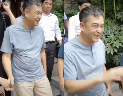 张嘉译近照曝光弓腰严重发福明显满头白发太显老