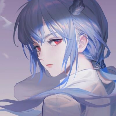 黑暗系病娇动漫女生头像