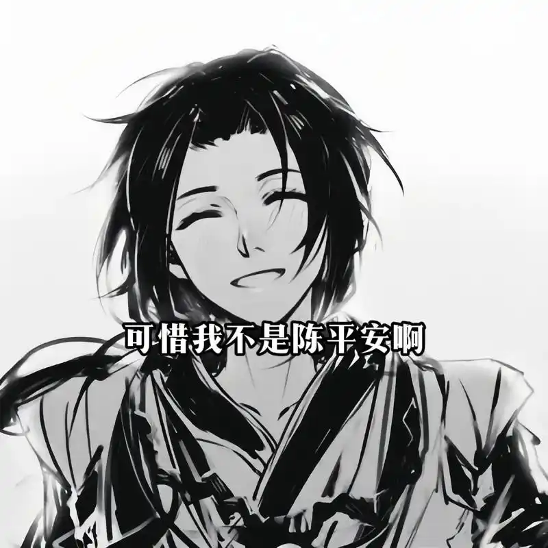 剑来 #陈平安 #男头像 可我不是陈平安,你也不是宁姚. - 抖音