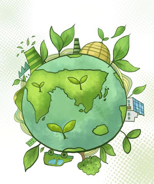 地球简笔画图片地球简笔画图片彩色