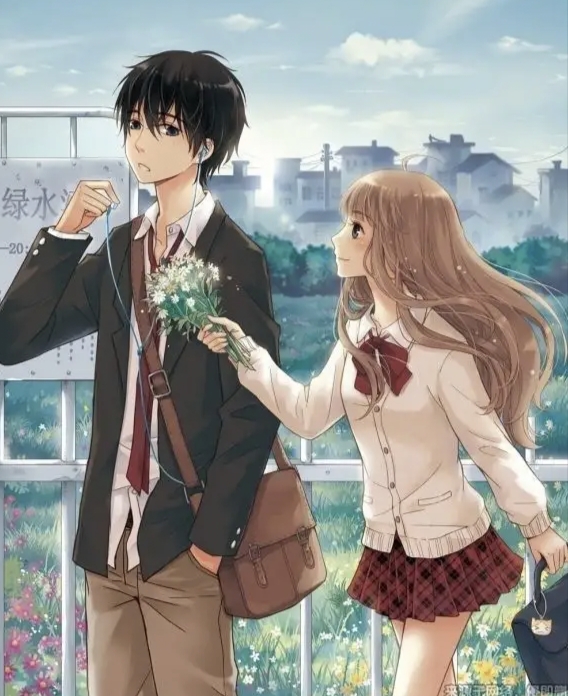 情侣最萌身高差  1,男女方相差十厘米比较登  当女友的下巴高度正好