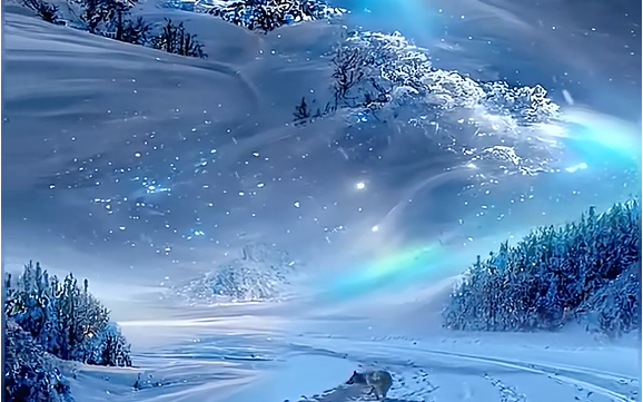 冬日仙境!梦幻雪景