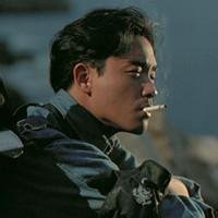 张国荣中分头像