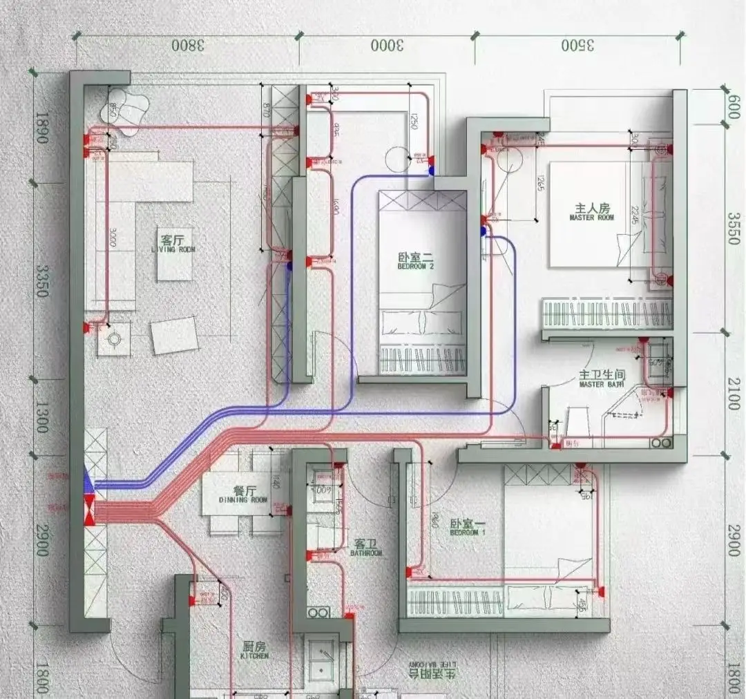 家装电路超全回路分布,装修必看!