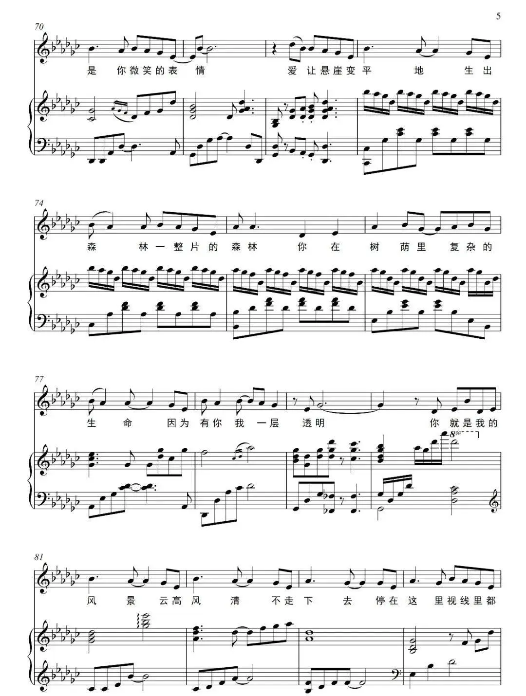 微笑的表情视线里都是你停在这里不走下去云高风清你就是我的风景我一