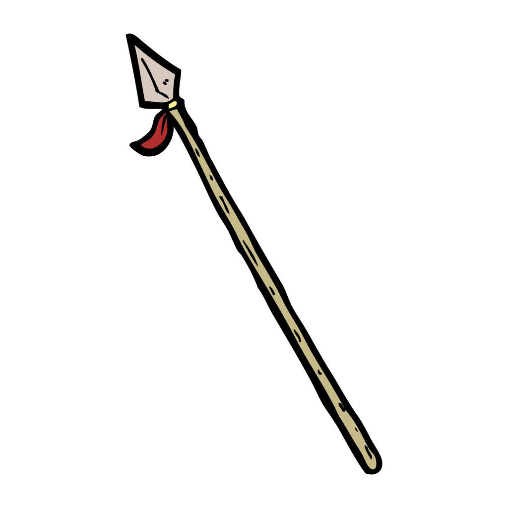 尼安德特人长矛的绘制