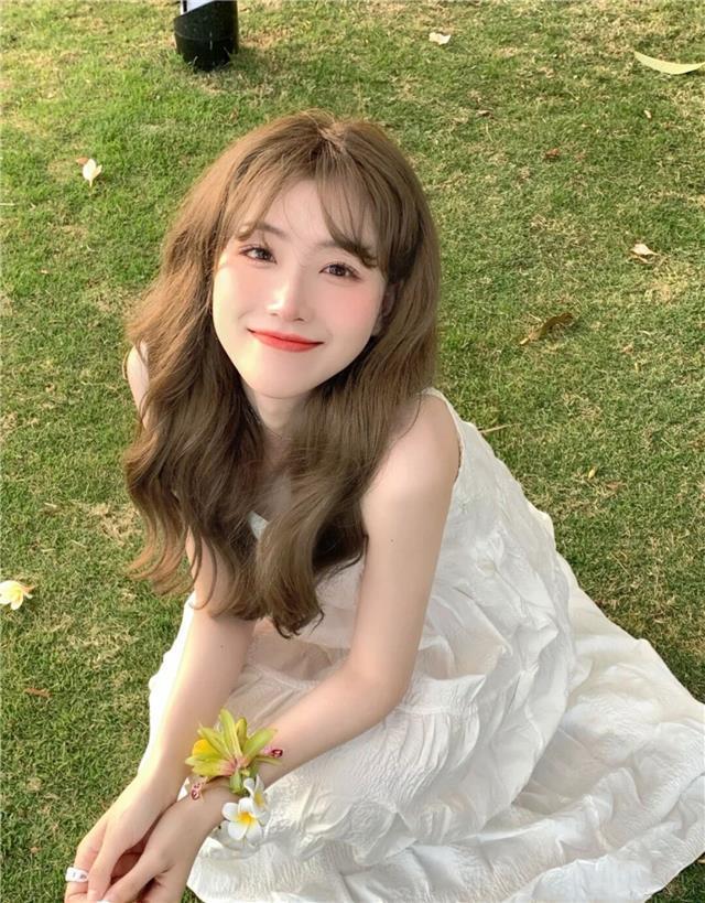 aidahngj 假发女夏长发自然全头套式仿真长卷发大波浪整顶圆脸中长发