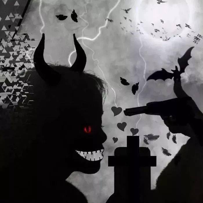 暗黑系头像黑色系列头像酷帅