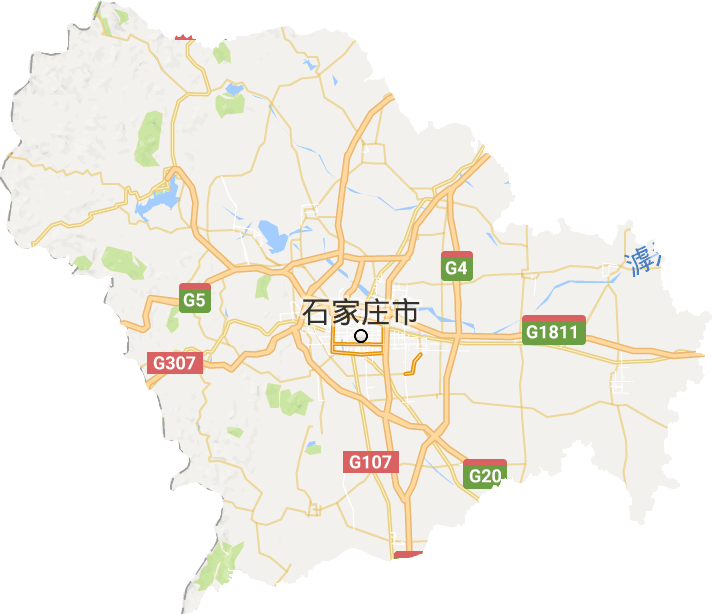 石家庄市高清电子地图