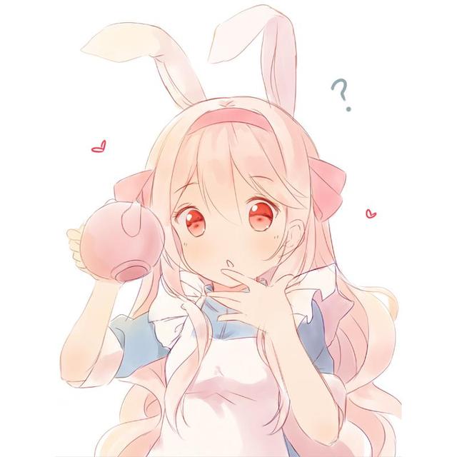 又萌又可爱的兽耳娘兔耳头像
