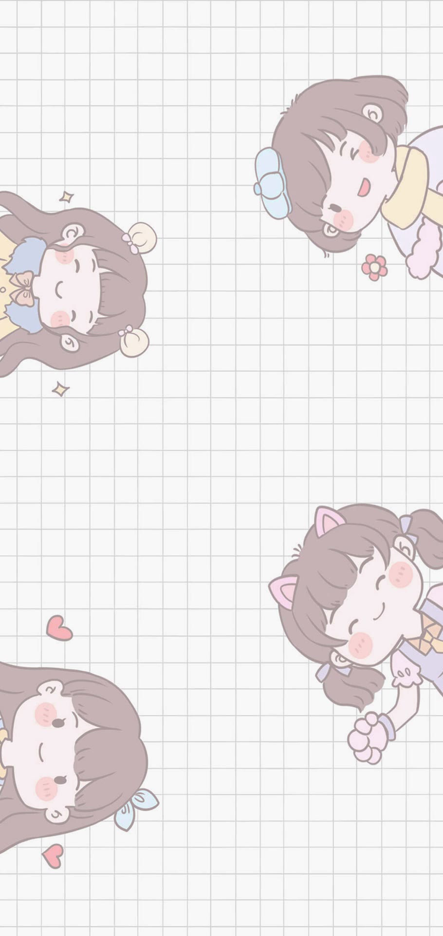 可爱女生动漫聊天壁纸