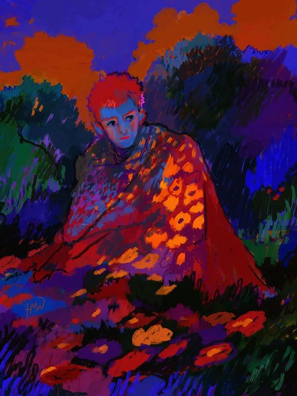 同年美术 | 关于情绪的色彩表达,这组作品体现得淋漓尽致!