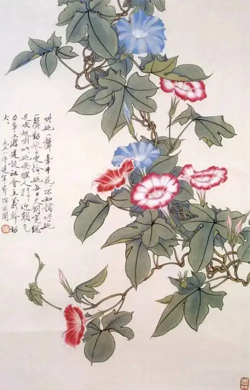 工笔花鸟大师于非暗作品欣赏