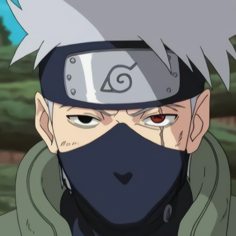 「第90期」动漫男头:火影忍者 旗木卡卡西无水印男生头像