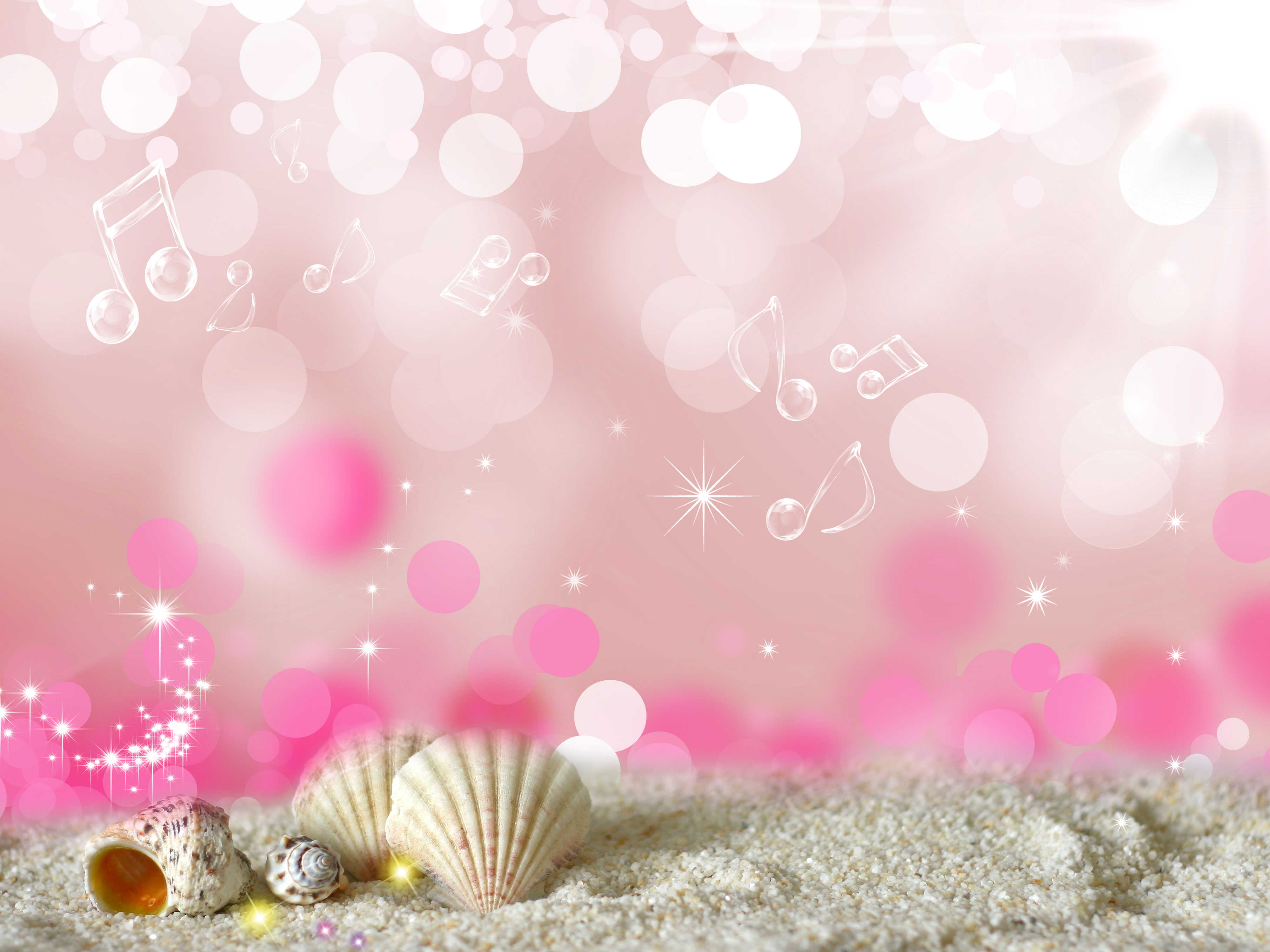 粉色倾听的浪漫高清背景图片jpg下载